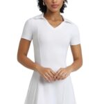 Forever 21 Women’s Cotton Blend Modern Mini Dress (FWS24CDRF014801_White