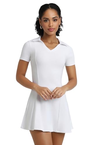 Forever 21 Women’s Cotton Blend Modern Mini Dress (FWS24CDRF014801_White