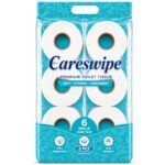 Careswipe 3 Ply Toilet Tissue Paper Rolls Pack of 6 | Soft Paper And Highly Absorbent Toilet Paper 6 Rolls | Ultra Soft Bathroom Rolls, Superior Comfort & Everyday Convenience
