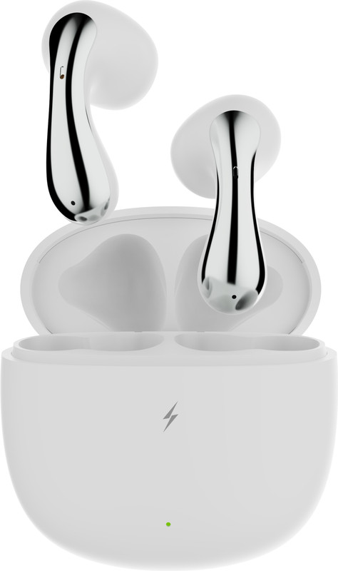 Fire-Boltt Aero Lite TWS Earbuds, Custom EQ Profiles, 50H Battery, Quad Mic ENC, BT 5.4 Bluetooth(Polar White, True Wireless)