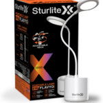 Sturlite Flavyo 6W Rechargeable LED|(3 in 1) Color Light Table Lamp(9.8 cm, White)
