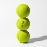 CULT Tennis Cricket Balls Pack of 3 – Green Practice & Training Balls for Men, Women & Kids Durable Rubber Core, Soft Felt Cover, High Bounce, All Court Play Beginners & Intermediate Players