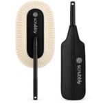 Scrubbly Car Duster – Lint-Free & Scratch-Free Car Cleaner Brush with Long Handle – Car Dust Cleaner Features Paraffin Wax Coating for 2X Better Cleaning Performance – Car Cleaning Brush for Exterior