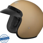 STUDDS Jetstar Classic Plain Motorbike Helmet(Desert Strom)