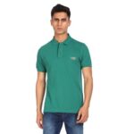 U.S. POLO ASSN. Men’s Ribbed Collar Pure Cotton Slim Fit Polo Shirt (USTS5808_STORM_S)