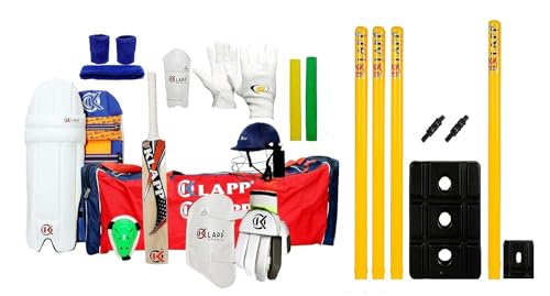 Klapp Test Series -1 Kashmir Willow Cricket Kit (Junior)