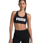 Puma Women, 4KEEPS BRA, Black-White PUMA, M, (52696001)