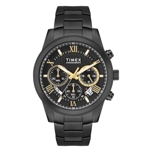 TIMEX Round 44mm Black Dial Analog Men Watch – TWEG39202