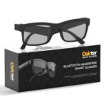 OAKTER Smart Glasses with Wireless Bluetooth | Hands-Free Calling | Open Ear Music | Sport Headset | Intelligent Eyewear | Connect with Your Mobile/Tablet | Black