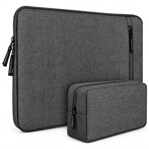 15.6-Inch Water-Resistant Laptop Sleeve with Handle – Pack of 2