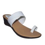 Leatherwood1 Women’s White Fashion Sandals – 4 UK/India (37 EU)(888442-37)
