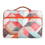 Protecta Oscar 360˚ Protection Waterproof 15.6 Inch Laptop Bag for Men & Women Ideal for Office & College with Soft Interiors & Retractable Handle – (Geometric Print)