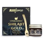 Manforce shilajit/Shilajit Gold Resin – 10g | 500mg/Serving | Boost Muscle Growth & Stamina | Contains 24 Carat Gold | 100% Ayurvedic