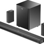 boAt Aavante Bar Prime DA750,Dolby Atmos,Subwoofer,Dual Rear Satellites,EQ Modes 750 W Bluetooth Soundbar(Black Regal, 5.1 Channel)