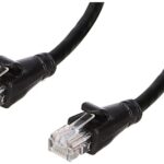 amazon basics RJ45 Cat-6 Ethernet LAN/Patch Cable for Personal Computer – 3 Feet (Black)