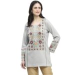 Biba Women Green Polyester Straight Short Kurti_42