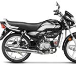 Hero MotoCorp HF Deluxe Drum Self Start Black Grey Stripe Booking for Ex-Showroom Price