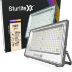 Sturlite Orin 200 W LED Flood Light| 6K Outdoor Lamp – (Pack of 1) (L-G-0414-200W) Flood Light Outdoor Lamp(Black)