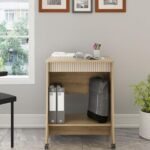 Spacewood Study Table | 3 Year Warranty | Alex 01 | Moveble Study Desk, Office Table, Study Table for Adults | Engineered Wood |Santana Oak & Bamboo Flute