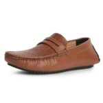 Bata Men’s Loafer Shoes – Tan -(7 UK)