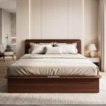 Interio by Godrej Juno King Size Wooden Bed with Box Storage