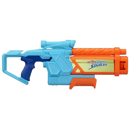 Nerf Super Soaker Mega Dunk-Fill Water Blaster | Easy Instant Fill Tank | Just Dunk & Go | 1005 ml (1.005 l) Tank | Pichkari for Outdoor Water Games | Branded Toy Pichkari for Holi Festival | Ages 6+