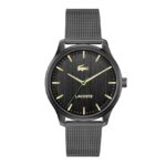 Lacoste Lisbon Qtz Basic Black Round Dial Men’s Watch|Stainless Steel Material|Multi Color Band – 2011375