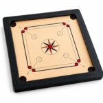 20 Inch Carrom Board for Kids & Adults | Wooden Carrom Game Board with Smooth Playing Surface | Compact Indoor Family Board Game for Home, Kids, Beginners & Leisure Play