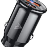 DR VAKU® 38W Fast Car Charger with USB Type-C PD & QC Technology, Dual Port Adapter for iPhone 17/16/15/14/13, Samsung Galaxy, OnePlus, iPad, Tablets and Android Devices- Black