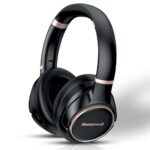 Honeywell Trueno U20 Bluetooth v5.4 Over-Ear Headphones with Mic, Hybrid ANC (Upto 30db), Spatial Audio &Head Tracking, 70H Playback, High-Res Sound, Dual Pairing, 40ms Low Latency, Quad Cable-Black