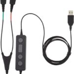 Jabra Link 265 USB/QD Training Cable | Dual Headset Supervisor Cable for Call Center Training | USB-A to Quick Disconnect (QD) | Compatible QD Headsets & Softphones
