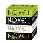 Novel Box Tissue Unscented 100 Pulls Pack of 4 (800 Sheets) | Ultra Soft, Skin Friendly & Highly Absorbent Face Tissues | Car, Home, Office, Travel