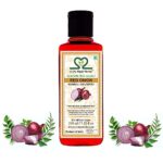 S2M Khadi Herbal Ayurvedic Onion Shampoo for hair growth and hair fall control 210 ml (Pack of 9)