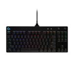 Logitech G PRO Mechanical Gaming Keyboard, Ultra Portable Tenkeyless Design, Detachable Micro USB Cable, 16.8 Million Color LIGHTSYNC RGB Backlit Keys,Black
