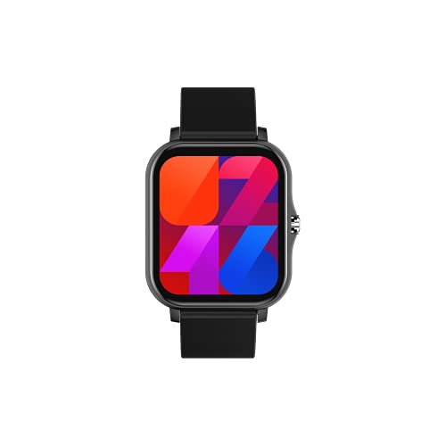 FCUK Series 2 Full Touch Smartwatch (Color: Black) with 1.69” Large Display, Bluetooth Calling, SpO2, Metal Body, Built-in Games, Heart Rate Monitor, Multiple Watch Faces, Mens Standard, (FCUK008A)