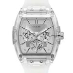 GUESS Tonneau 42mm Silver Dial Analog Men Watch – GW0203G1
