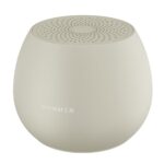 HAMMER Drop 5W Bluetooth Wireless Speaker with Twin Pairing, 1200 mAh Battery, 100H Standby Time, TWS Function, TF Card, USB Slot, Auto-Pairing, in-Built Mic, Type-C Charging, 52mm Driver (Beige)