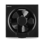 Bajaj AirOut 150 MM 4 Star Dom Exhaust Fan | Back Shutter | 100% Copper Motor | Auto Thermal Protector | Aerodynamaically Designed Blade【Black】