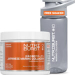 Nutriburst Japanese Marine Collagen Powder Hair, Nails and Glowing Skin Orange(100 g)