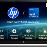 HP Omnibook 3 Next Gen AI PC, 2K OLED Intel Core 5 Series 3 315 – (12 GB/512 GB SSD/Windows 11 Home) 14-ht0242TU Laptop(14 inch, Glacier Silver Aluminum, 1.4 kg, With MS Office)