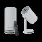 ZEBRONICS Zeb-Pixa Play 30 (2800 lm / 2 Speaker / Wireless / Remote Controller) Portable with 1080p Support, 90 Degree Tilt, Auto Keystone Adaptation, Built-in Netflix, Miracast, Up to 100-inch Screen Projector(White)