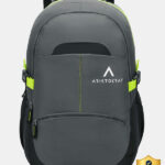 ARISTOCRAT Charge With Multiple Utility Pockets & Rain Cover 32 L Laptop Backpack(Grey)