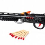 Matchstick Toy Gun for Kids – No Bullets Required | Safe Plastic Diwali Crack Sound Gun | Lightweight Action Shooting Toy for Boys & Girls