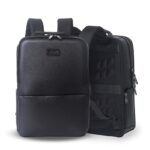Acer Professional Laptop Backpack 15.6″ for Men, Women, Boys, Girls | Premium bags for Gift- Sleek PU Design, USB Charging, Secure Compartments – Black