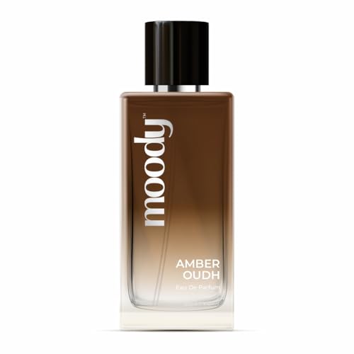 Moody Premium Amber Oud Perfume for Men | Eau De Parfum | Long Lasting Scent Upto 8 Hours | Luxurious EDP Fragrance with 20% Perfume Oil, 100ml