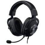 Logitech G Pro X Gaming Wired Over Ear Headphones with Mic Blue Voice DTS Headphone:X 2.0, 50Mm Pro-G Drivers, 2.0 Surround Sound for Esports Gaming, Pc/Ps/Xbox/Vr/Nintendo Switch – (Black)