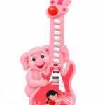 Mommers Kidi Star Rockstar Press and Play Musical Guitar Toy with 8 Keys (1-3Year Old) I Toddlers Babies Girls, Boys I 2-in-1 Piano Combined I Montessori Musical Toy for Fast and Fun Learning for Kids