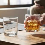 Yera Prima Oak Whisky/Scotch/Water Glasses- 295 ml Each -Set of 4 pcs Tumblers Lead-Free Whiskey Glasses for Scotch Bourbon Cognac Brandy Cocktail Whiskey