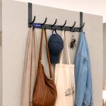 BOXJOY 12 Hook Over The Door Hanger | Wall Hanging Metal Hook Cloth Hangers | Strong Hooks Without Drill Clothes Organiser | Dress Stand Shirt Towel Home Organizer for Bathroom Bedroom Kitchen Wardrobe