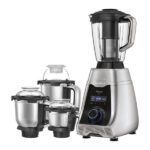 HAVELLS Silencio Low Noise 500 W Mixer Grinder 4 Jars (Grey & Black)(Silencio | 4 Jars | Grey, Black)